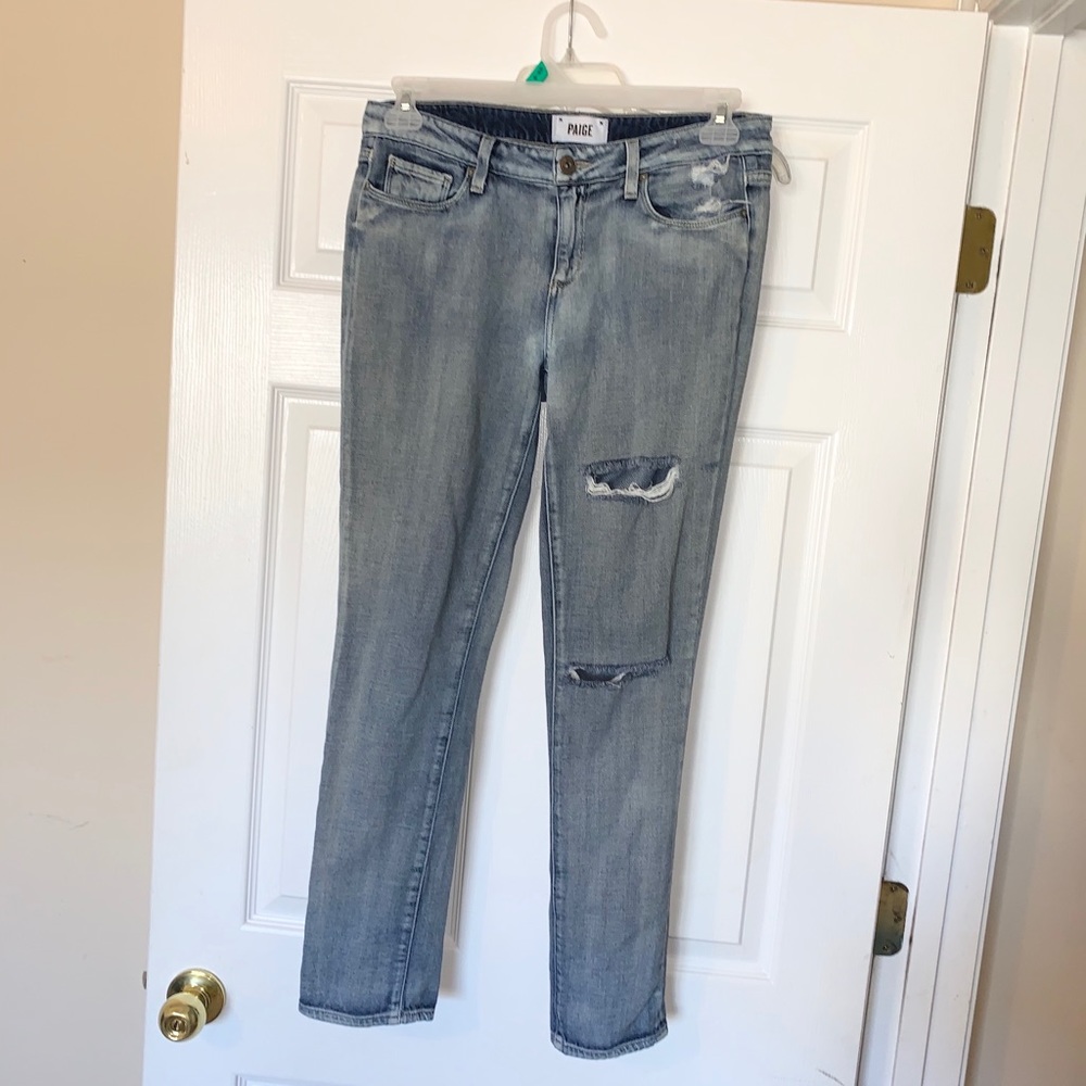 Anthropologie Paige Jimmy Jimmy Skinny Jeans Sz 27 - Picture 3 of 5